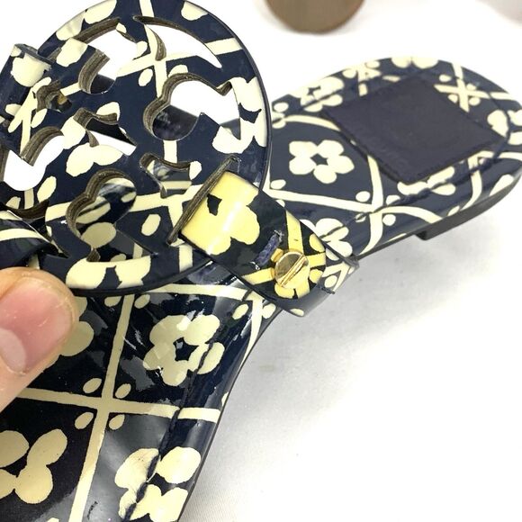 Tory Burch Size 8 Miller Thong Sandals Tropical Classic Designer 2-Pack - Picture 14 of 14